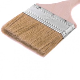 Matrix Кисть плоская Евро 4 , натуральная щетина, деревянная ручка 83057