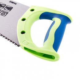 Сибртех Ножовка по дереву Зубец , 450 мм, 7-8 TPI, каленый зуб 3D, двухкомпонентная рукоятка 23814