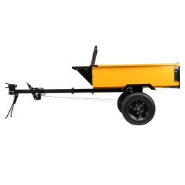 Denzel Прицеп для мотоблока TT-500, оцинк., груз. 500 кг, рег. сцепка, колеса 4.00-10, в упаковке 59950