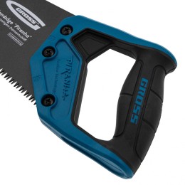 Gross Ножовка по дереву PIRANHA , 300 мм, 7 TPI, 3D-зуб, тефлоновое покрытие полотна, двухкомпонентная рукоятка 24124