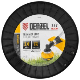 Denzel Леска для триммера двухкомпонентная витой квадрат, 2,0мм х 357м, на DIN катушке EXTRA CORD 96822
