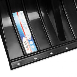 Palisad Лопата для уборки снега пластиковая, 540 х 375 х 1520 мм, стальной черенок,стальная планка, 61568