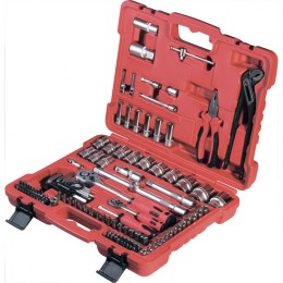 Matrix Набор слесарно-монтажный с квадратами 1/4, 1/2 и 5/16", 117 предметов ProFI13587