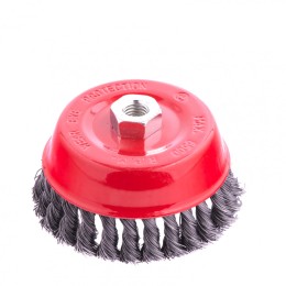 Matrix Щетка для УШМ, 125 мм, М14, "чашка", крученая проволока 0.5 мм 74627