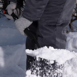 Stels Лопата универсальная алюминиевая, 205 х 260 х 700 мм, пластиковый черенок, 61585