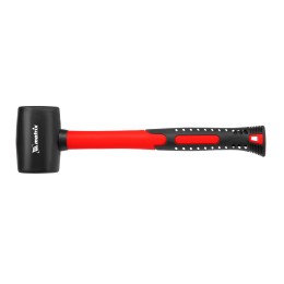 Matrix Киянка резиновая, 225 г, черная резина, фибергласовая рукоятка 11175