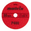 Алмазный гибкий шлифовальный круг, 100 мм, P400, сухое шлифование, 5 шт. Matrix 73503