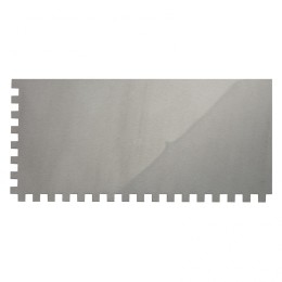 Matrix Гладилка из нержавеющей стали, 280 х 130 мм, зеркальная полировка, пластмассовая ручка, зуб 8 х 8 мм 86782