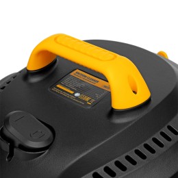 Denzel Пылесос строительный SVC15, 1200 Вт, бак 15 л, шланг 2 м 28201