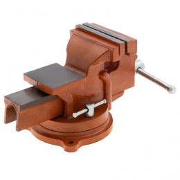 Sparta Тиски слесарные, 100 мм, поворотные, с наковальней 186235