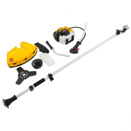 Denzel Триммер бензиновый DT 25, 25 см3, 1.3 л. с, неразъемная штанга, состоит из 2 частей 96221