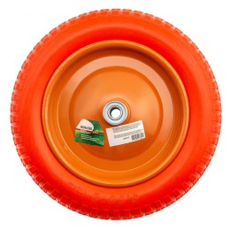 Palisad Колесо полиуретановое 3.00-8, длина оси 90 мм, подшипник 16 мм 68975