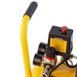 Denzel Компрессор воздушный DLC1300/24 безмасляный 1.3 кВт, 24 литра, 206 л/мин 58171