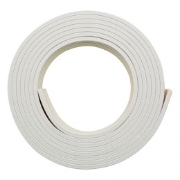 Сибртех Уплотнитель резиновый, 12 м, профиль "E", белый 88911