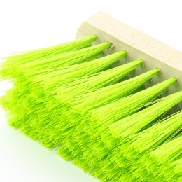 Сибртех Щетка деревянная для пола, 400 мм, пятирядная, тулейка с резьбой под углом, без черенка 84626