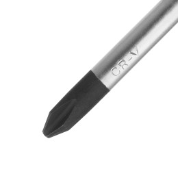 Denzel Отвертка PH2х38 мм, CrV, трехкомпонентная рукоятка 12186