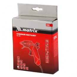 Matrix Клеевой пистолет, 7 мм, 15 (40) Вт, 5 г/мин 93001