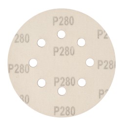 Сибртех Круг абразивный на ворсовой подложке под "липучку", перфорированный, P 280, 125 мм, 5 шт 738127