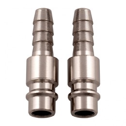 Stels Ниппель универсальный быстросъемный ("папа") со штуцером "елка" под шланг 8 мм, 2 шт. 57061