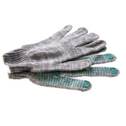 Sparta Перчатки трикотажные, ПВХ "Точка", меланж, 6 пар в упаковке, 7 класс 67817
