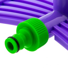 Palisad Разбрызгиватель, АБС-пластик, вращающий с тремя лопостями, штуц D 3/4, с подставкой, площадь полива до 180 кв. м, дальность полива 15 м 65409