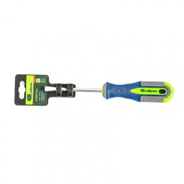 Сибртех Отвертка, SL6 х 100 мм, CrV, трехкомпонентная рукоятка 11798
