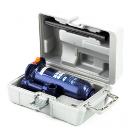 Stels Домкрат гидравлический бутылочный, 6 т, h подъема 207-404 мм, в пластиковом кейсе 51176