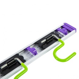 Palisad Алюминиевый настенный держатель для садового инструмента, 4 крюка, 68304