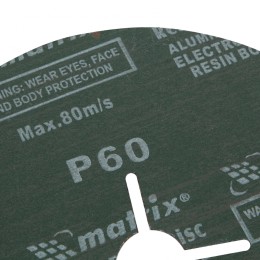 Matrix Круги фибровые 5 шт, Р 60, 180 х 22 mm 73921