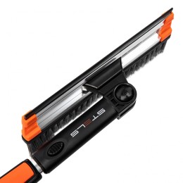 Stels Щетка-сметка для снега со скребком и водосгоном, телескопическая, поворотная голова 55299