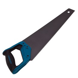 Gross Ножовка по дереву Piranha , 450 мм, 11-12 TPI, зуб-3D, каленый зуб, тефлоновое покрытие полотна, двухкомпонентная рукоятка 24106