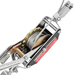 Matrix Лебедка рычажная, тяга 2 т, подъем 0.8 т, одинарное храповое колесо 52220