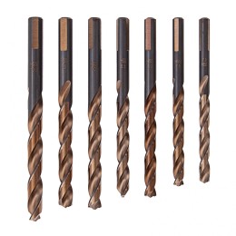 Барс Набор сверл по металлу, 1-10 мм (через 0.5 мм), 19 шт, Р6М5, многогранная заточка, бокс 72378