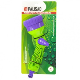 Palisad Пистолет-распылитель, 6 режимов полива, эргономичная рукоятка 65156