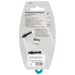 Gross Ключ разводной, 120 мм, CrV, укороченная ручка 15564