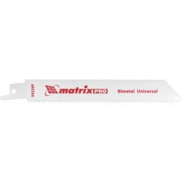 Matrix Полотна универсальные для сабельной пилы S922VF, 125/1.8-2.5 мм, Bimetal, 2 шт, Pro 782001