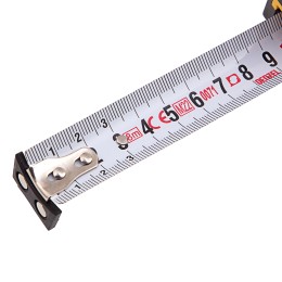 Denzel Рулетка 8м х 25мм, двухкомп. корпус, магнитный обрезиненный зацеп// 31533