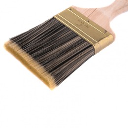 Matrix Кисть плоская Golden 4 , искусственная щетина, деревянная ручка 83228