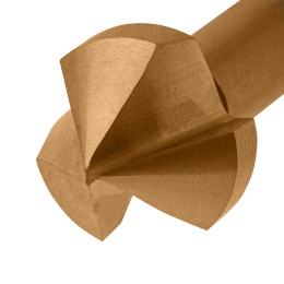 Denzel Зенковка конусная под М10, HSS, по металлу, цилиндрический хвостовик// 72311