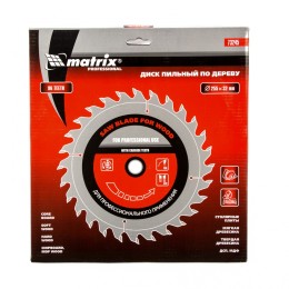 Matrix Пильный диск по дереву, 255 х 32 мм, 96 зубьев, кольцо 30/32 Professional73245