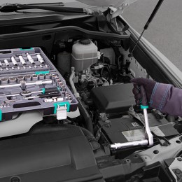 Stels Набор инструментов, 1/2, 1/4, CrV, пластиковый кейс 94 предмета 14106