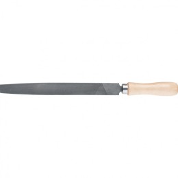 Сибртех Напильник плоский, 300 мм, деревянная ручка 16232