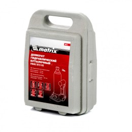 Matrix Домкрат гидравлический бутылочный, 2 т, h подъема 181-345 мм, в пластиковом кейсе 50773