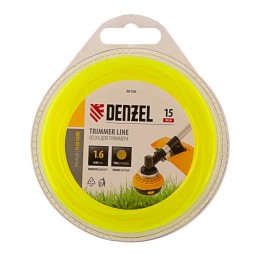 Denzel Леска для триммера, круглая 1.6 мм х 15 м, блистер Flex cord 96106
