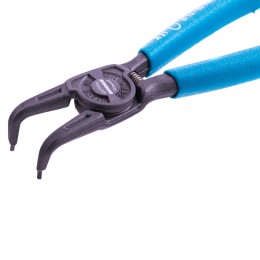 Gross Съемник, 165 мм, для внешних стопорных колец (19-60 мм), изогнутые губки (разжим) 18341