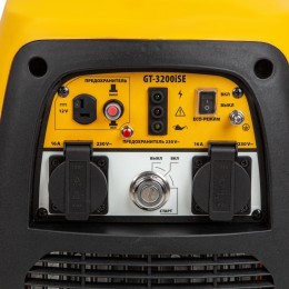 Denzel Генератор инверторный GT-3200iSE, 3.2 кВт, 230 В, бак 6 л, закрытый корпус, электростартер 94703