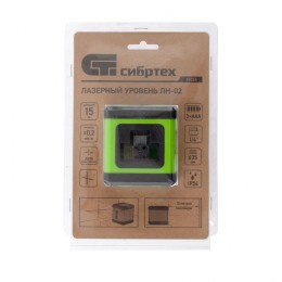 Сибртех Лазерный уровень ЛН 02, 15 м, 635 нм, резьба 1/4" 35024