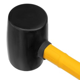 Denzel Киянка резиновая, 450 г, черная, фибергласовая рукоятка c TPR покрытием 11144