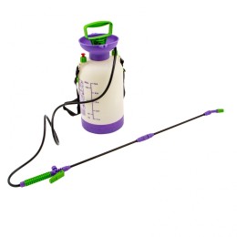 Palisad Опрыскиватель ручной усиленный с горловиной 5 л, с насосом, шлангом и разбрызгивателем 64745