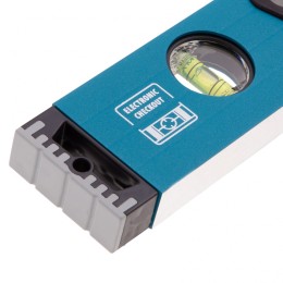 Gross Уровень алюминиевый, 600 мм, усиленный с ударопрочными заглушками, рукоятки, 3 глазка 34326